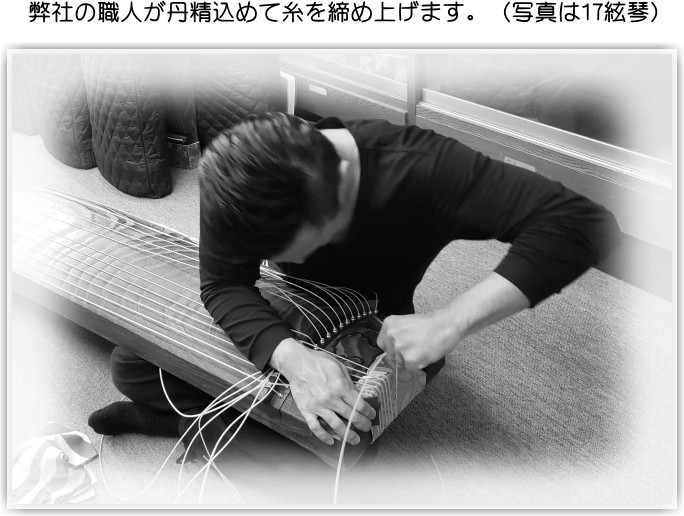 琴/箏【最高級品】十七絃琴【くり甲・玉縁紅木巻】（YSP-17006） : 和