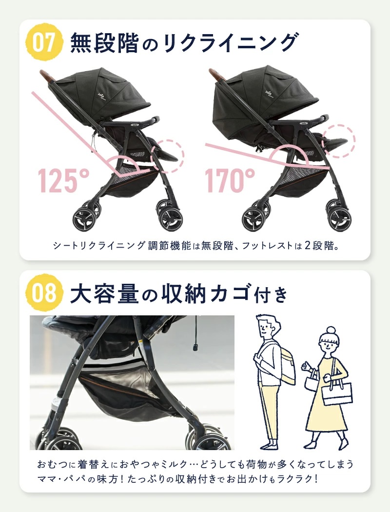 Joie（ジョイー） ベビーカー バギー a型 スマバギ 4WD シグネチャー