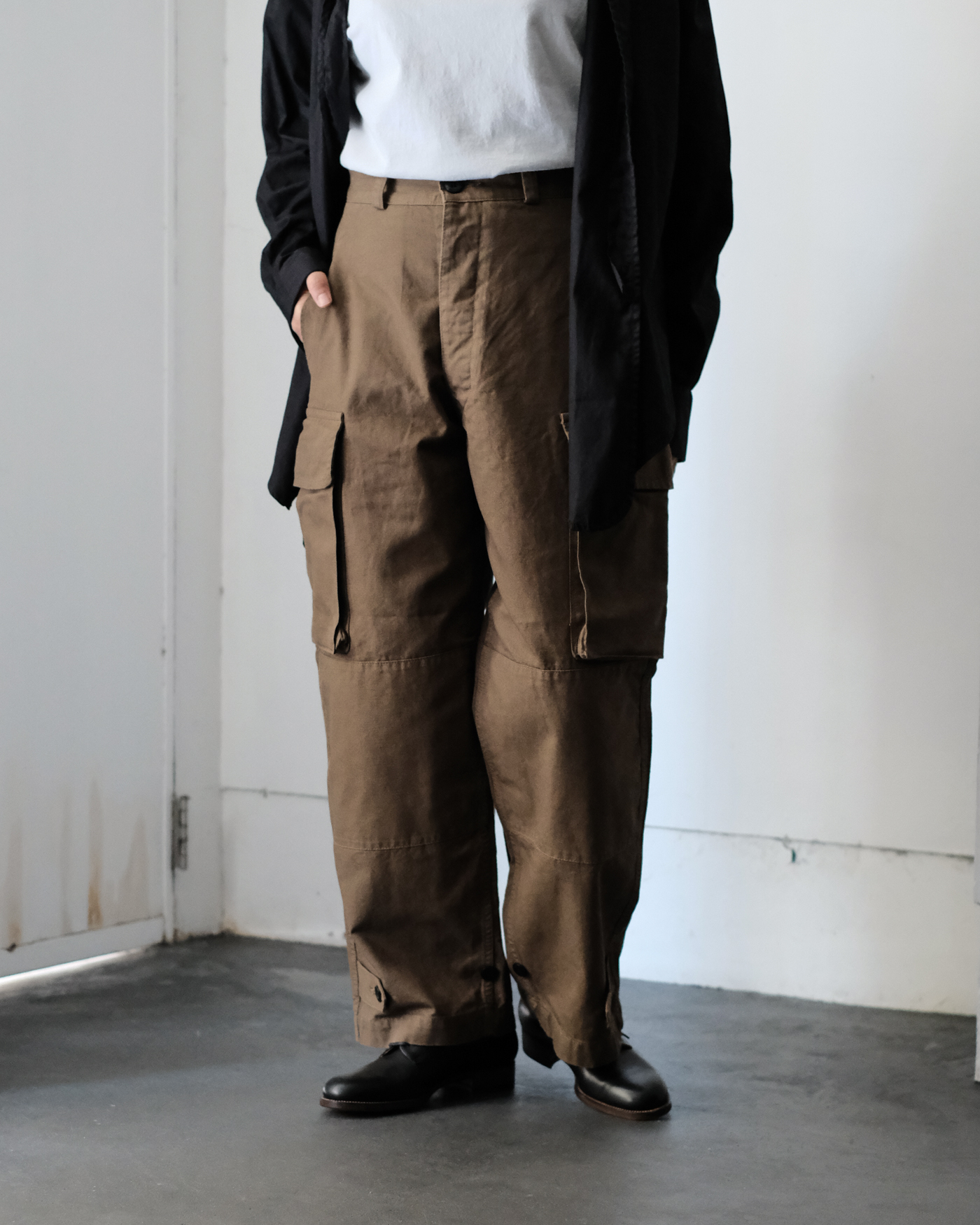 PANTALON BLESLE col.Brown - Sleepy PEOPLE | スリーピーピープル