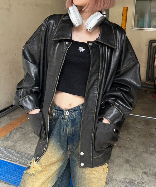 blugirl ブルーガール レザージャケット&カーディガン Blugirl（ブルー