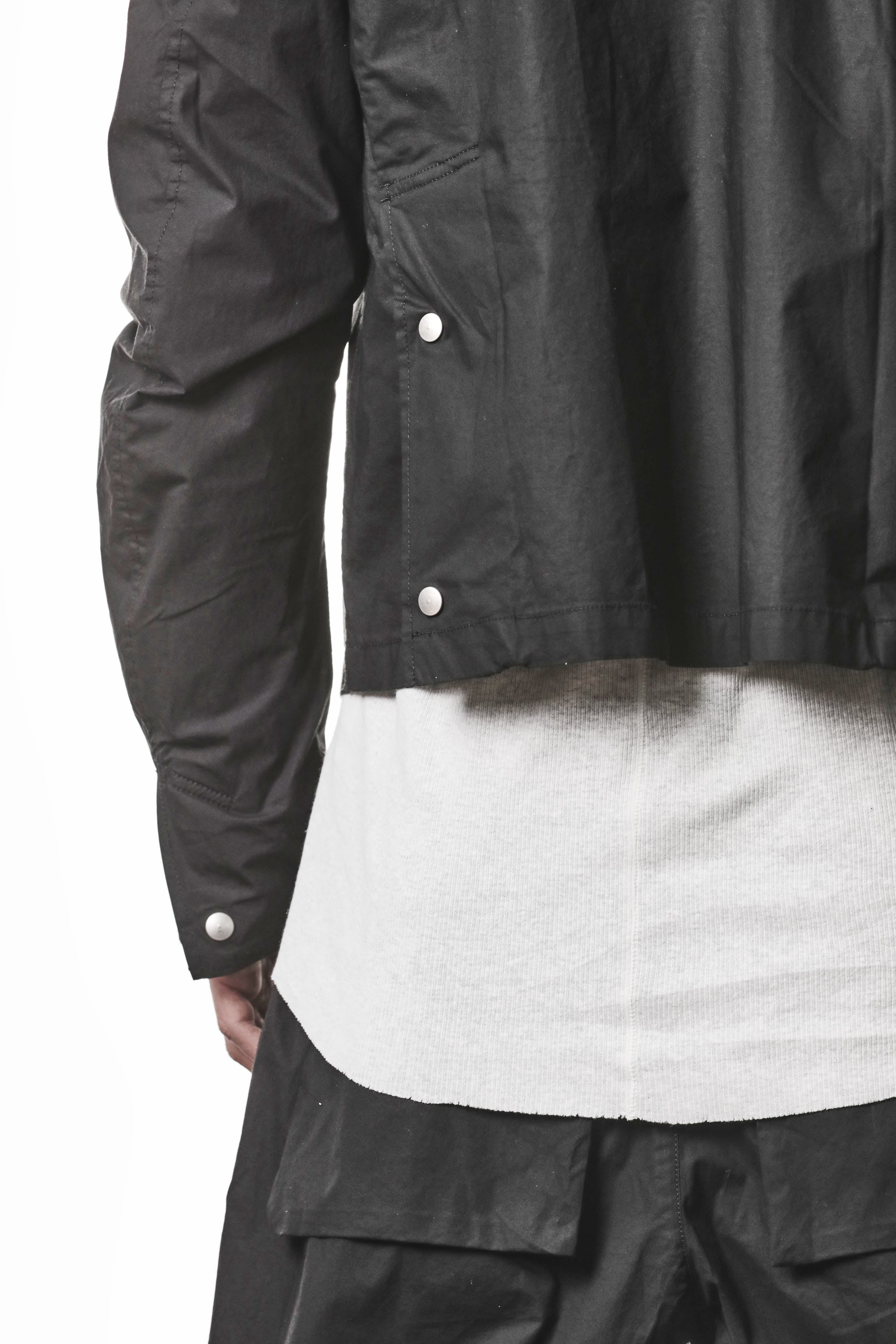 THOM KROM - COTTON JACKET MJ 88, IN BLACK – Springsioux