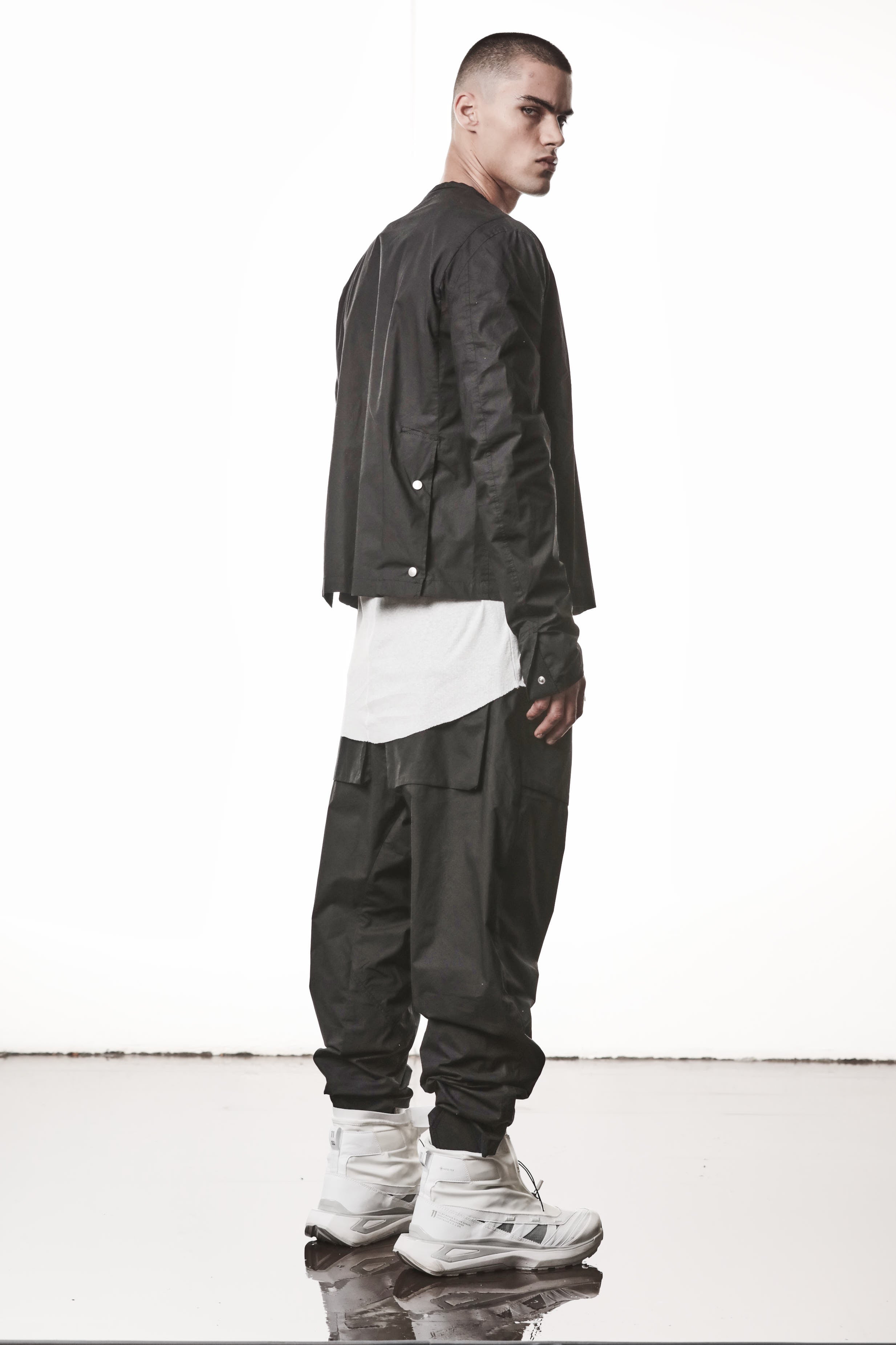 THOM KROM - COTTON JACKET MJ 88, IN BLACK – Springsioux