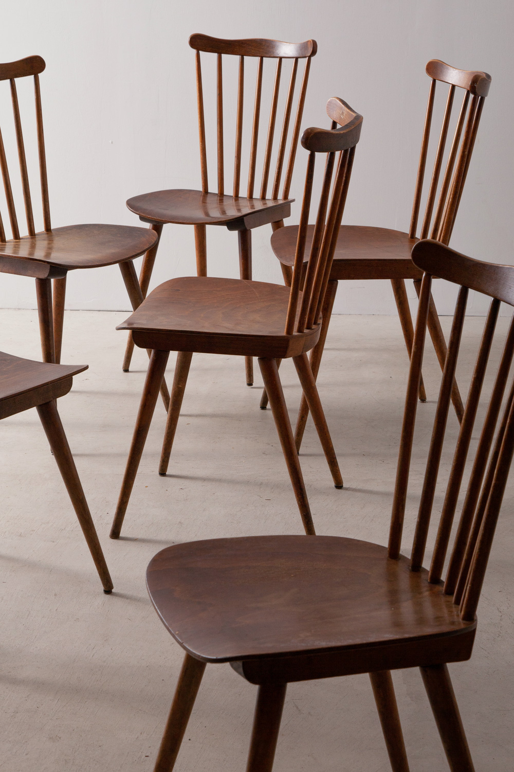 stoop | Windsor Spokeback Cafe Chairs for BAUMANN