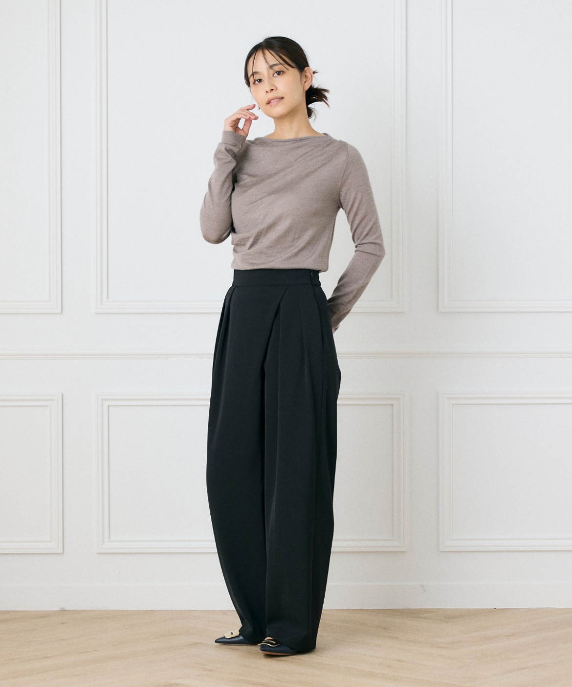 ラップパンツ《la veille by SUPERIOR CLOSET》｜INED（イネド