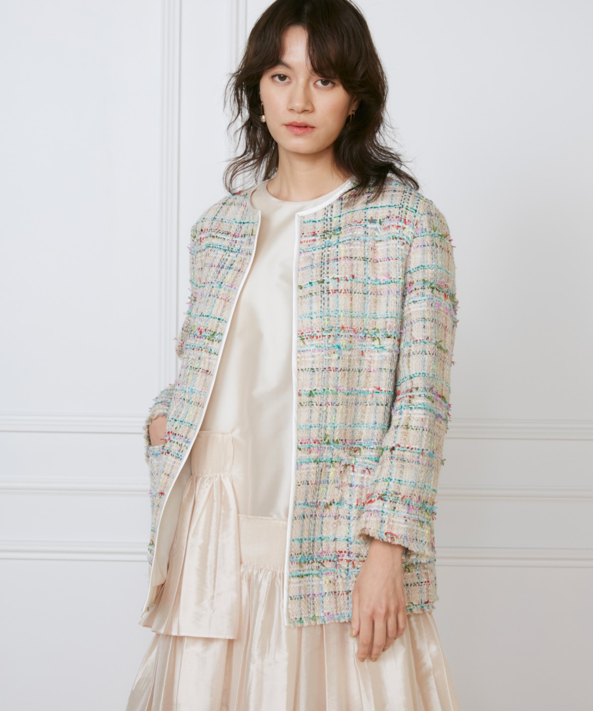 ツイードジャケット《la veille by SUPERIOR CLOSET》｜INED（イネド