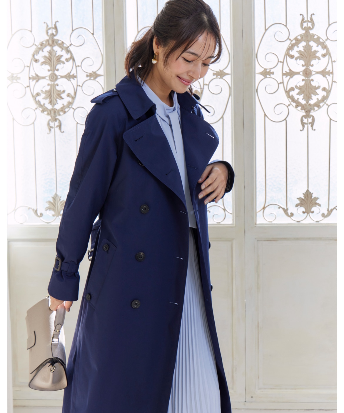別注撥水トレンチコート《Aquascutum》｜INED（イネド）｜フランドル