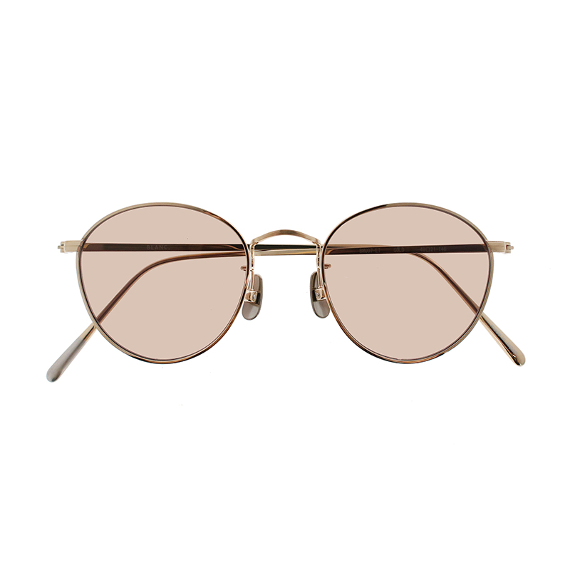 BLANC.. | 【BLANC..】BM007Li GOLD-OFF WHITE/M.BRN サングラス