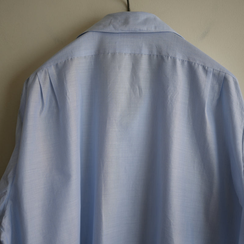 NICENESS DEAD STOCK LIGHT BLUE PATERN DRESS SHIRT 