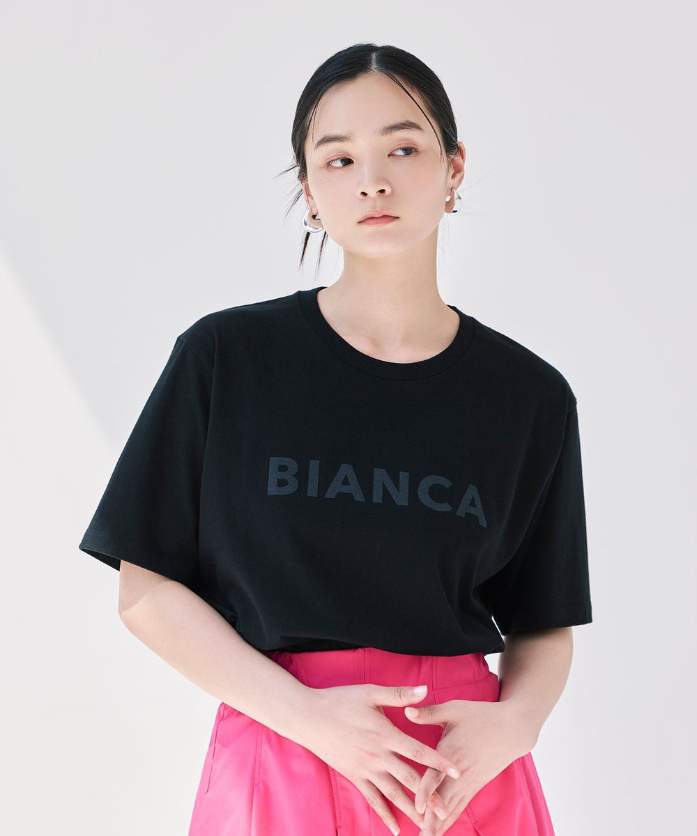 着回し抜群】BIANCAコットンロゴT(トップス)｜BIANCA(ビアンカ)の