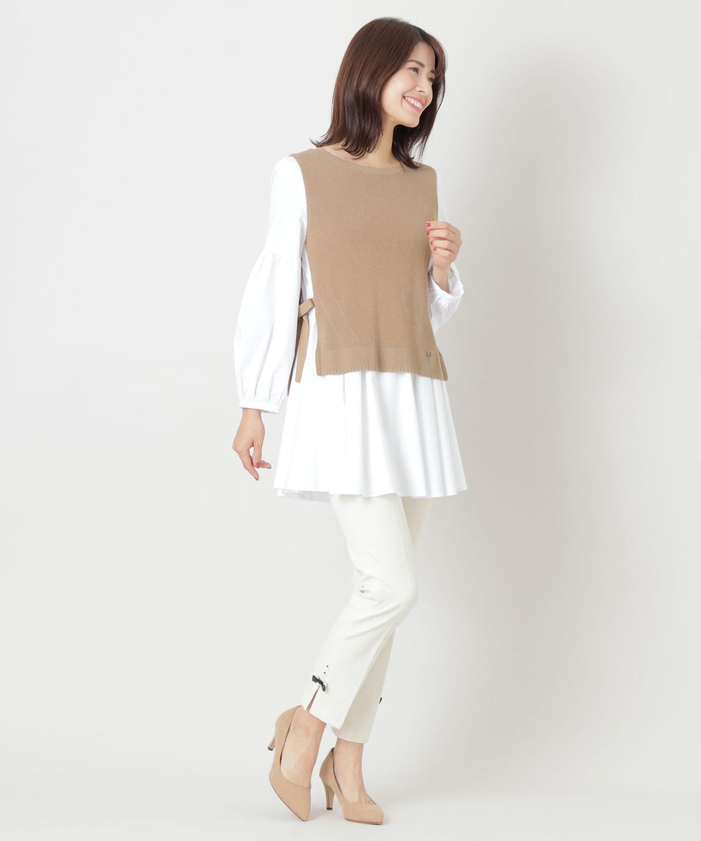 ブラウスレイヤー ニットチュニック(トップス)｜TO BE CHIC(トゥー