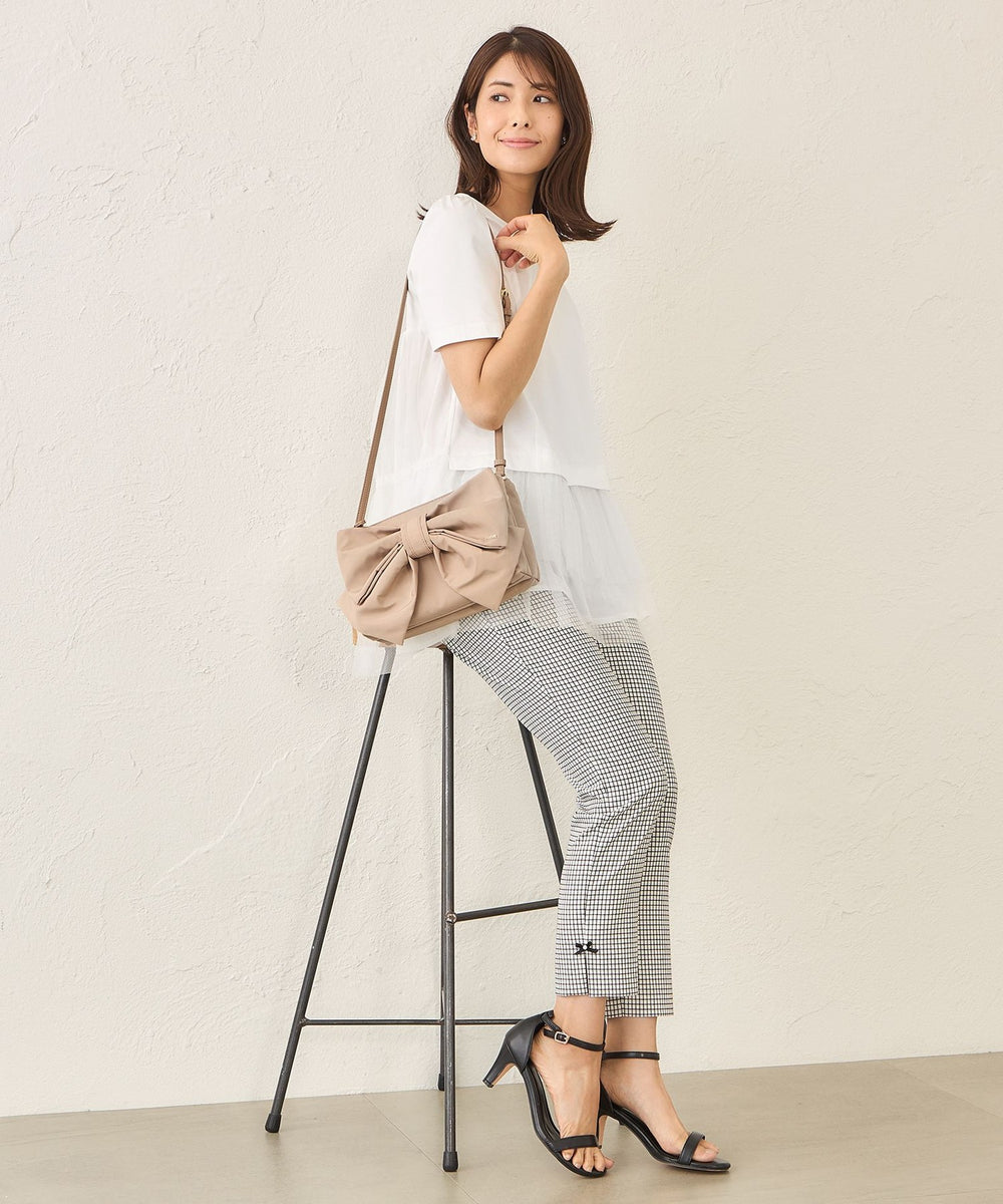 チュールネットコンビ チュニック(トップス)｜TO BE CHIC(トゥー ビー