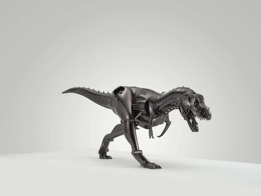 空山基の描く恐竜のロボットに注目。新作個展「Dinosauria」、渋谷