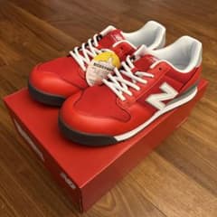 安全靴New Balance ニューバランスPL-331 レッド 26.5EEE - メルカリ