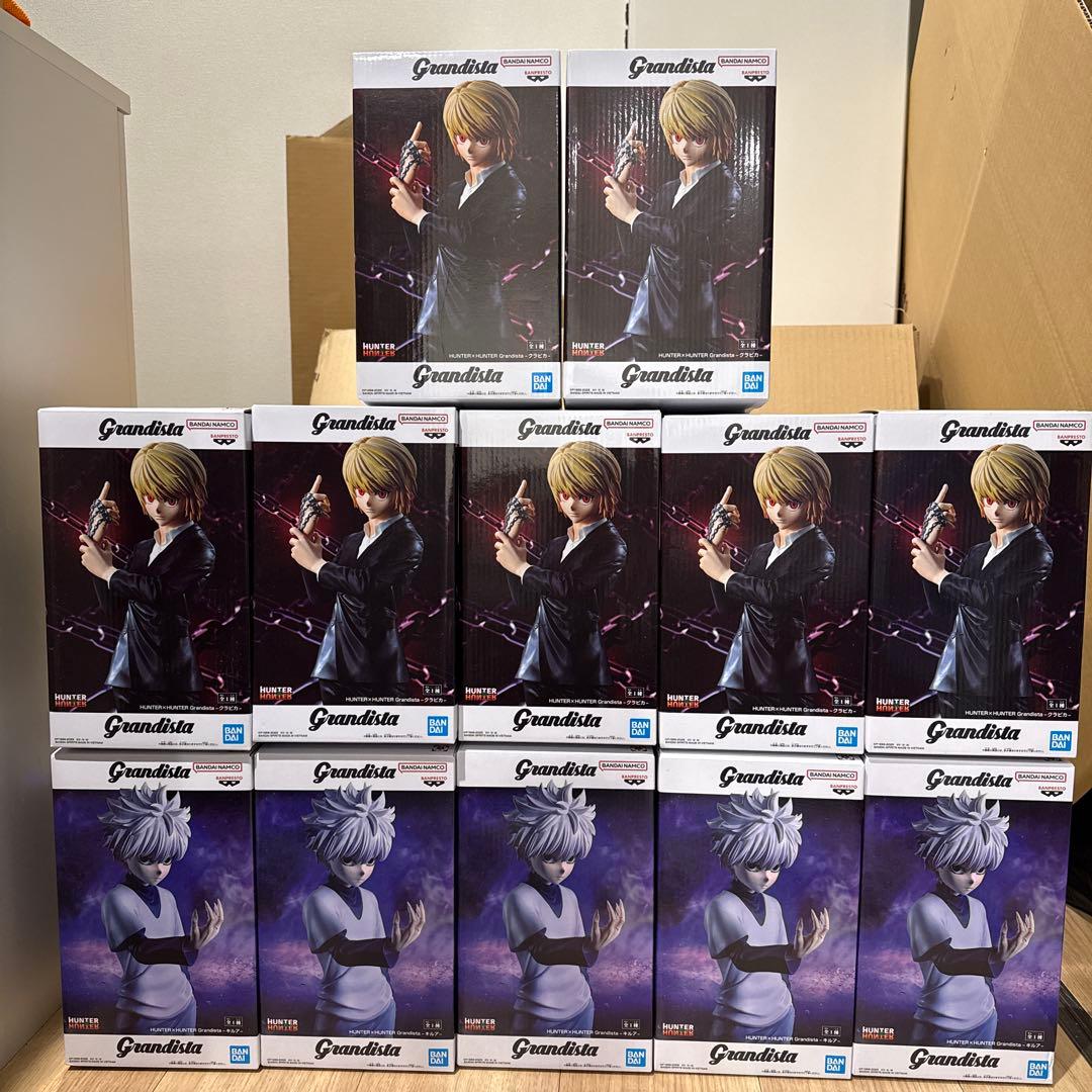 キルア&クラピカ12体　最新プライズフィギュアまとめ売り 2025年11月発売最新プライズ HUNTER×HUNTER Grandista-クラピカ- 2026