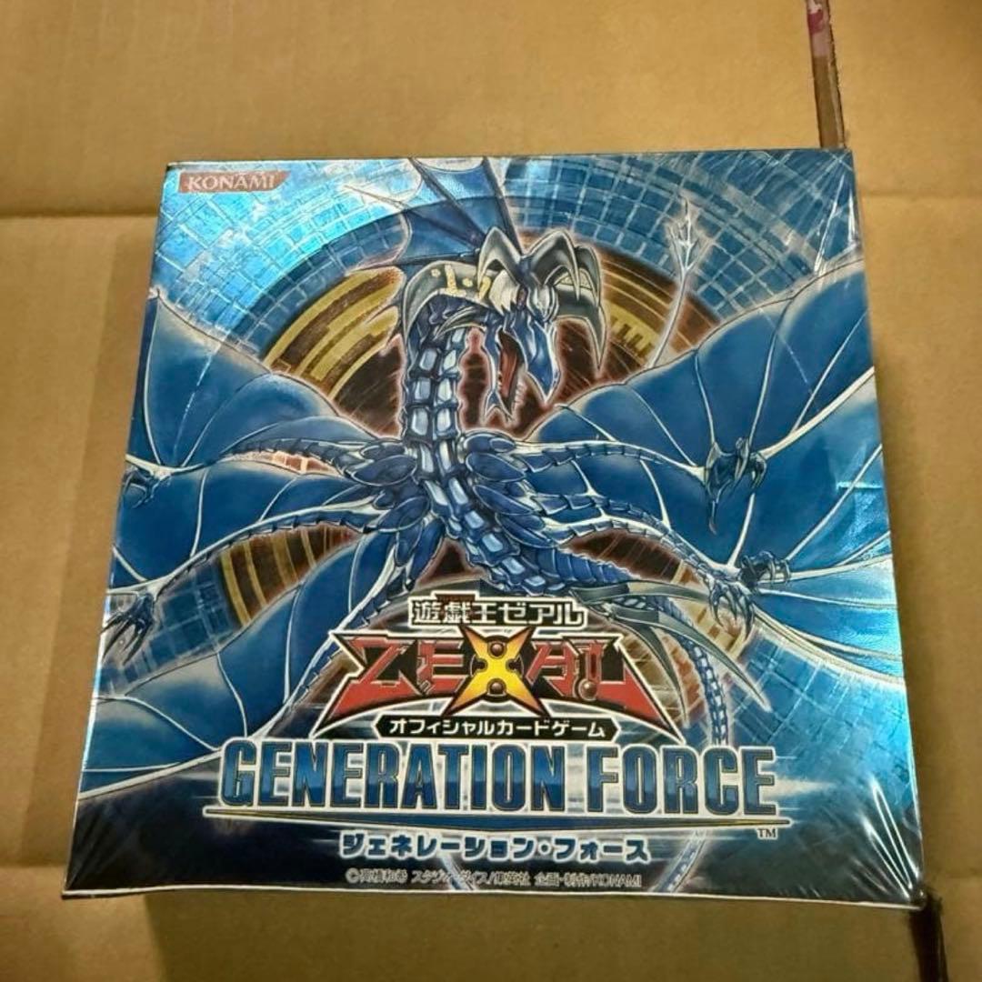 遊戯王　ジェネレーションフォース　新品未開封BOX シュリンク付き 遊戯王 ジェネレーションフォース 新品未開封BOX シュリンク付き