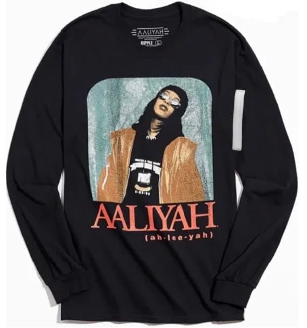 新品未使用　Aaliyah オフィシャルロンT アリーヤ AALIYAH ロンTの通販 by ZOON｜ラクマ