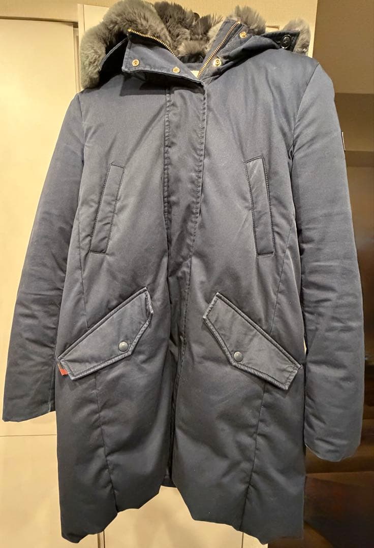 wool rich ダウン コクーンパーカ COCOON PARKA ネイビー - メルカリ