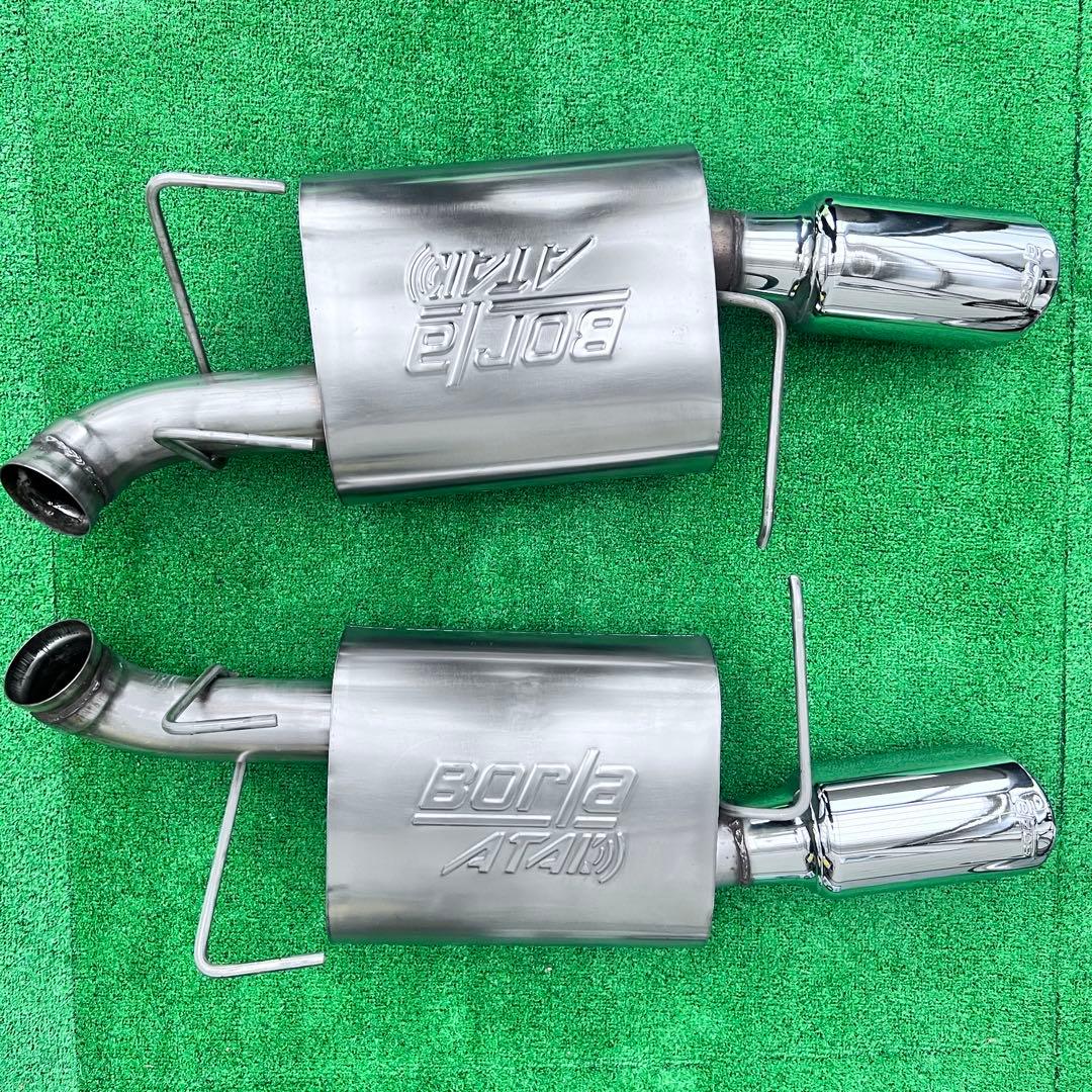 Borla ATAK マフラー 本体　マスタング Borla 140965BC Mustang Dark Horse ATAK Active Cat-Back Exhaust (24-26)