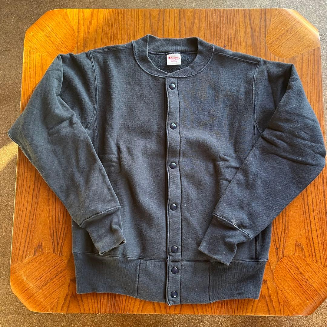champion 赤タグ 目無 リバースウィーブ スナップカーディガン USA製