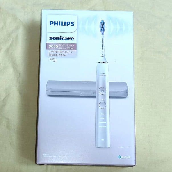 PHILIPS ソニッケアー ダイヤモンドクリーン9000 HX9911/81 電動歯ブラシ ダイヤモンドクリーン9000 ピンクホワイト HX9911/81