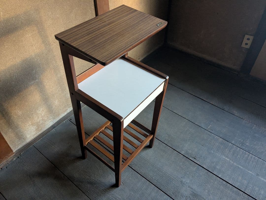 とんとんちん様専用】オールドカリモク 電話台 ヴィンテージ KARIMOKU