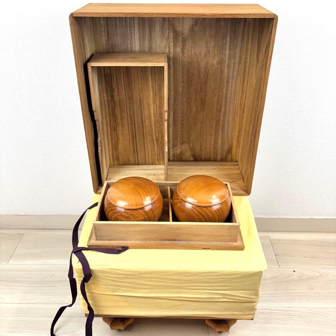 【美品】新榧　天地柾　碁盤蛤碁石号　碁笥セット 高級品　桐箱　碁盤へそ 楽天市場】高級囲碁盤セット 新榧（しんかや）3寸足付一枚板碁盤と蛤