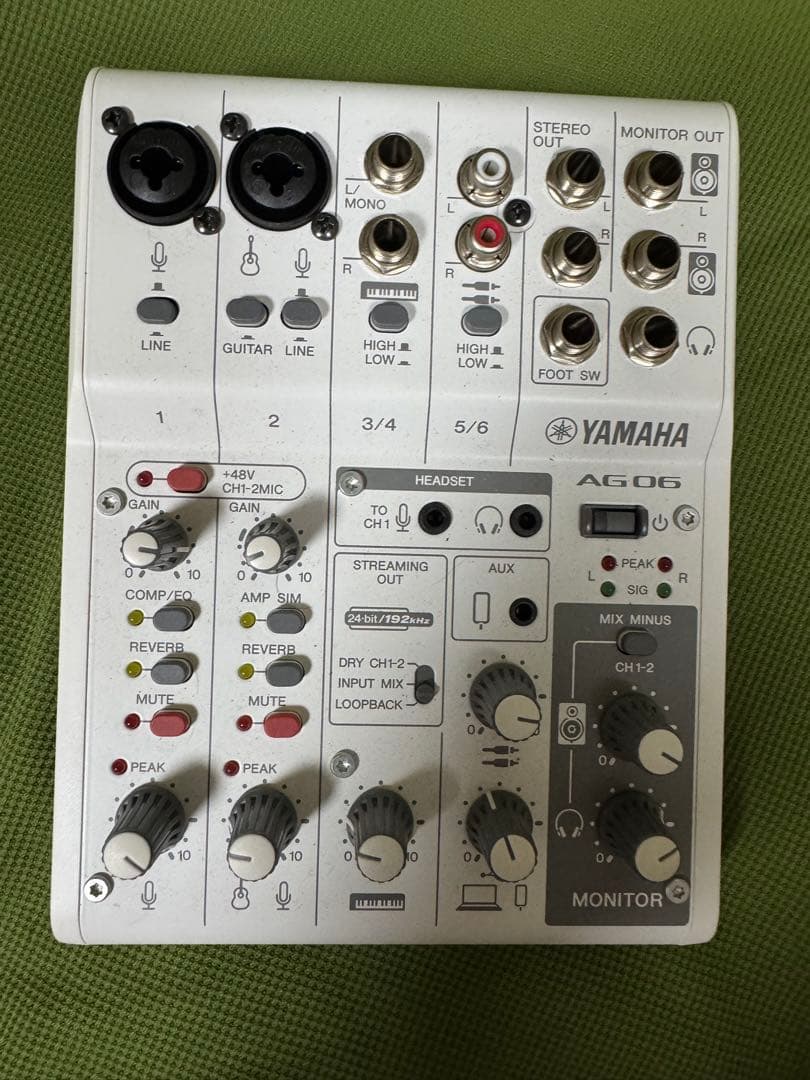 YAMAHA AG06 MK2 ミキサー YAMAHA AG06 MK2 Black（ブラック） 配信用ミキサー ミキシング