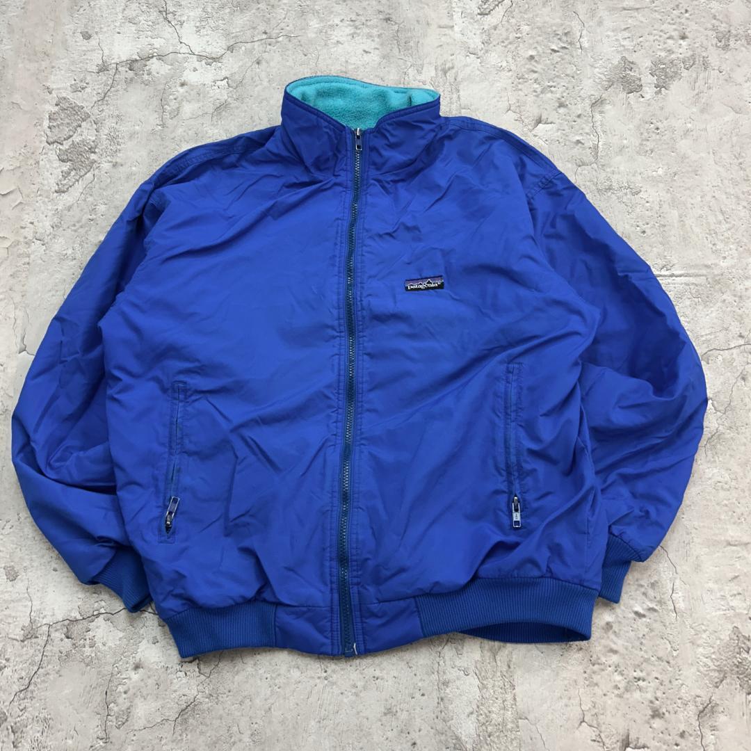 80s 90s Patagonia シェルドシンチラジャケット L ブルー 古着 - メルカリ