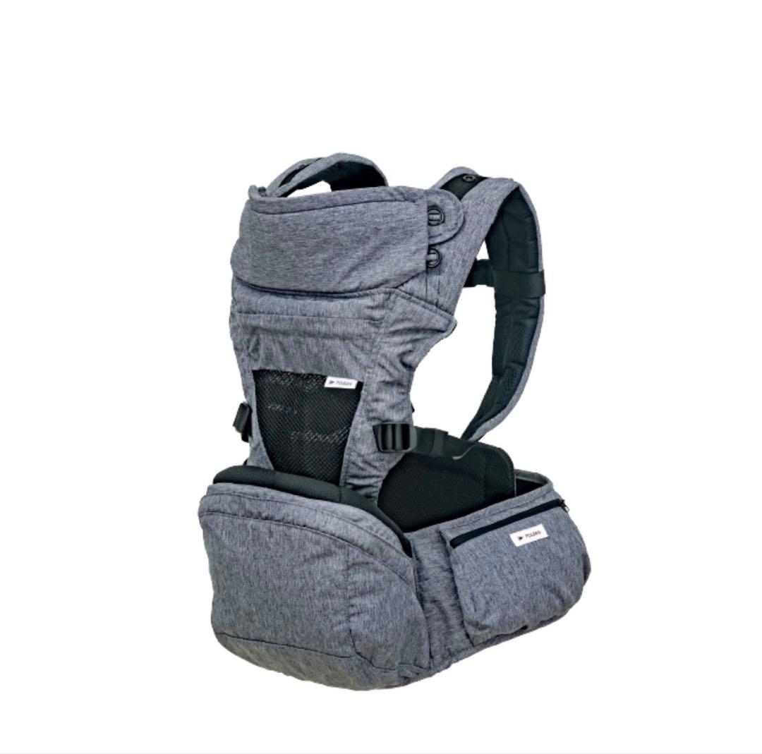 美品　POLBAN PRIME ポルバンプライム 抱っこ紐　 ヒップシート POLBAN PRIME(ポルバン プライム) 新生児対応ヒップシート 抱っこ紐