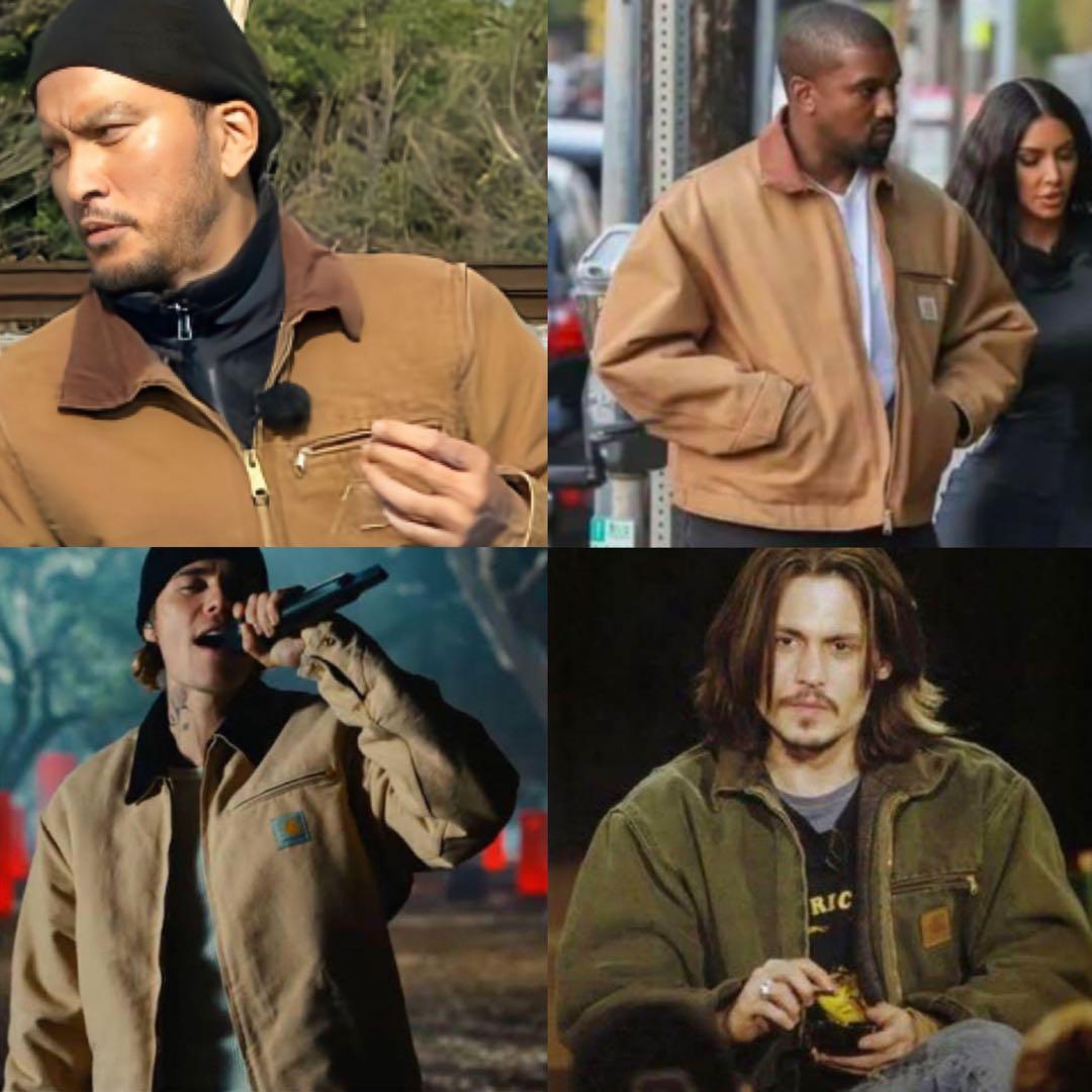 80s カーハート デトロイトジャケット M 星タグ carhartt 未洗い