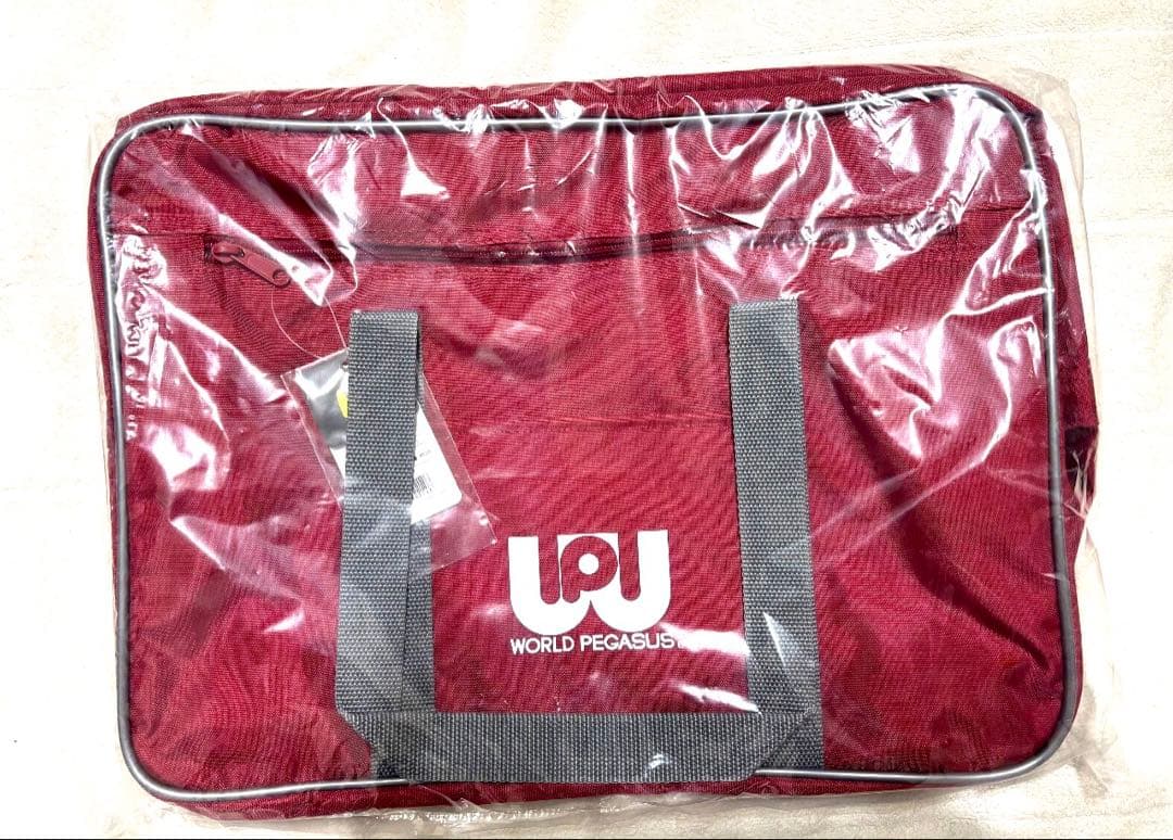 新品❗️ワールドペガサス】旧ワッペ 赤 - メルカリ
