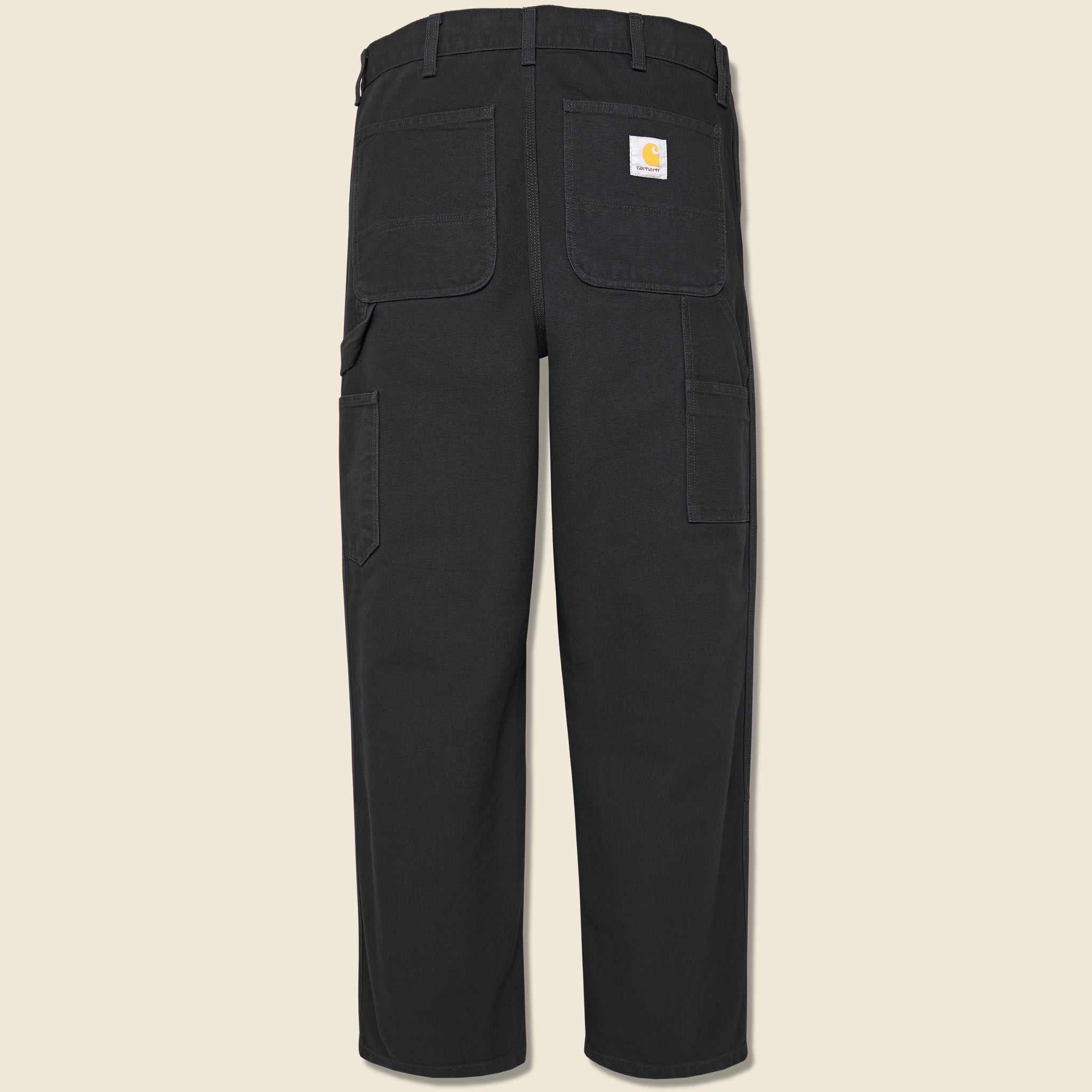 Double Knee Pant - Black Aged Canvas