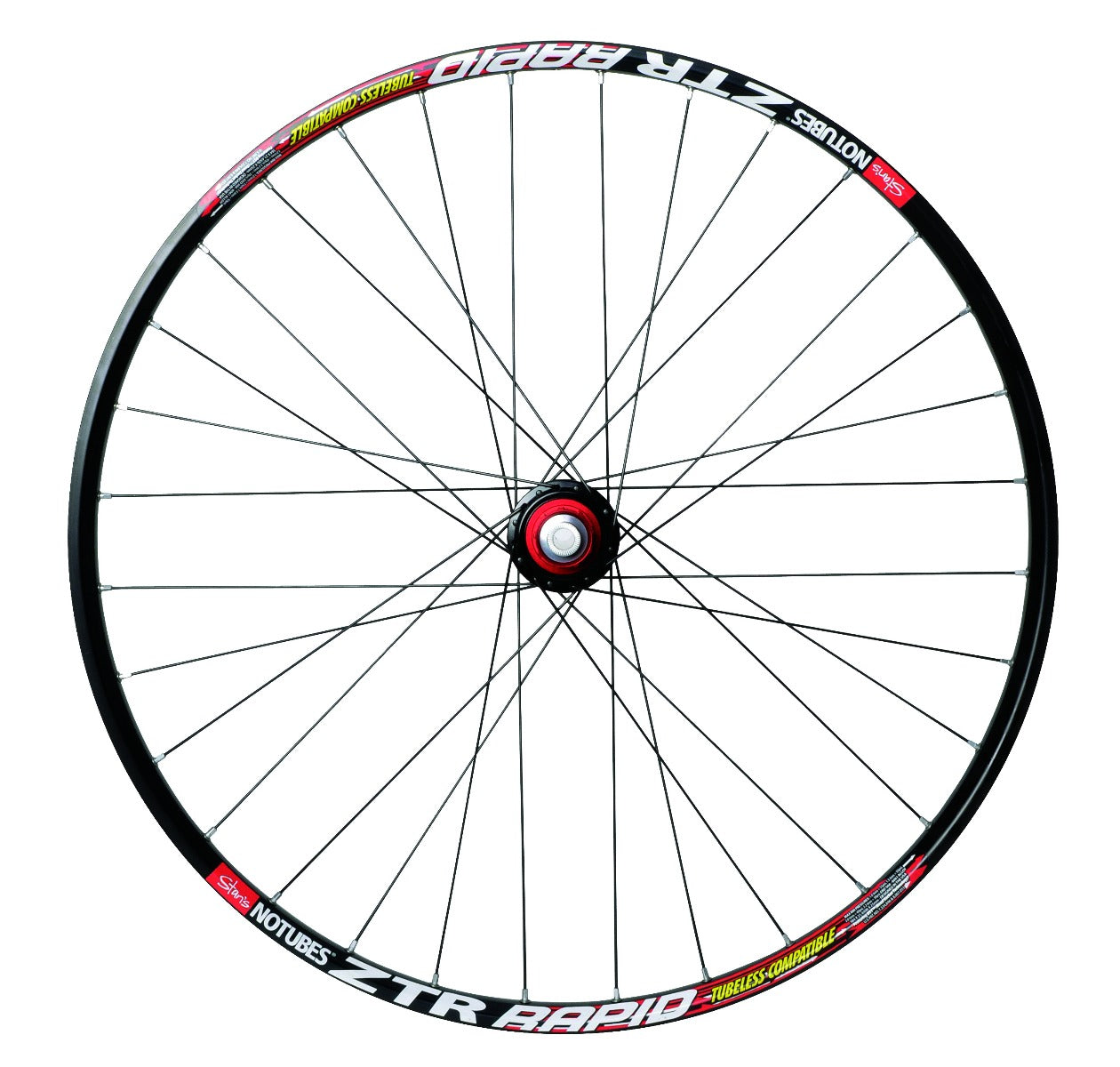 26インチホイール、XTRハブ、リム：STANS No Tube、センターロック 26