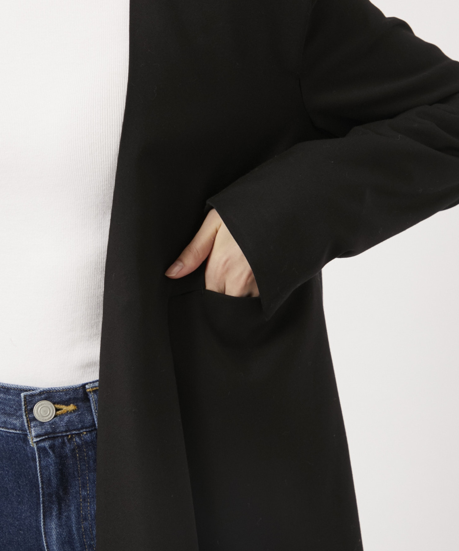 ribbon jacket(FREE BLACK): poi: WOMENS｜ STUDIOUS ONLINE公式通販サイト