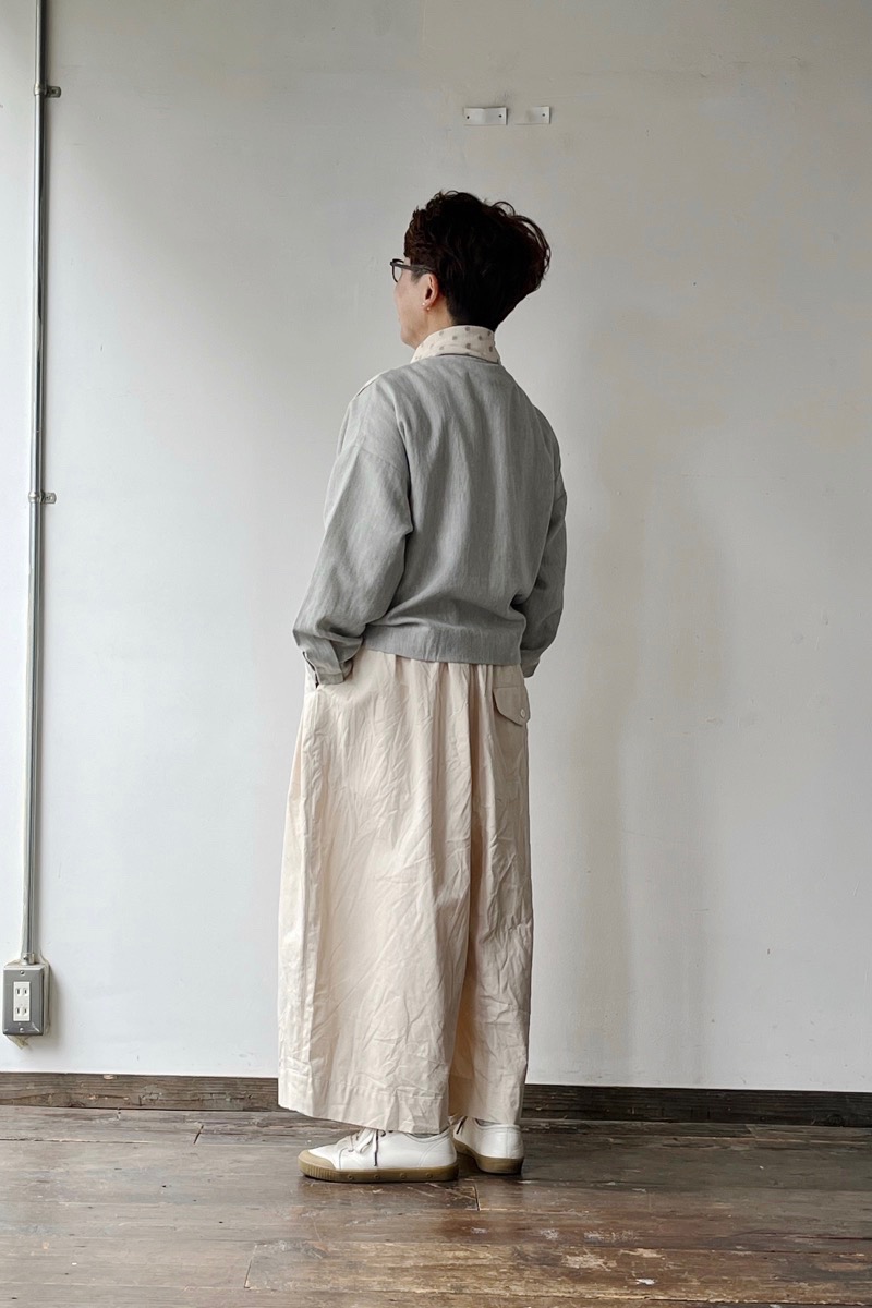 ゴーシュ コットンオックス ワイドキュロットパンツ – SUSCON