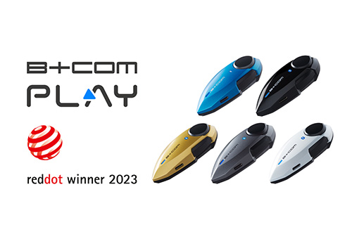 バイク用Bluetoothヘッドセット「B+COM PLAY」が世界的デザイン賞
