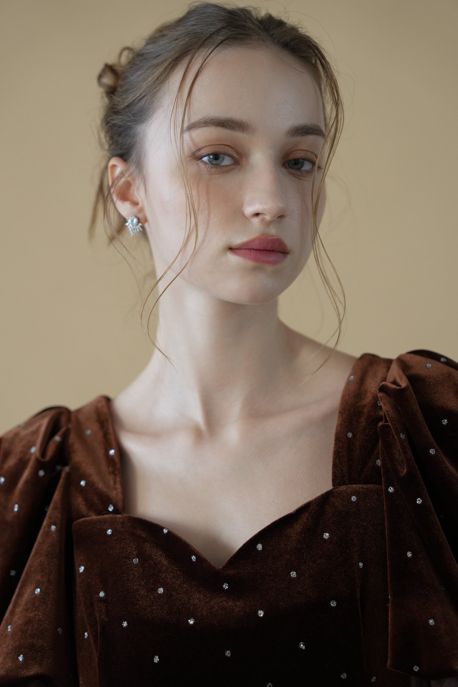 bijou dot velours dress – Acka online store