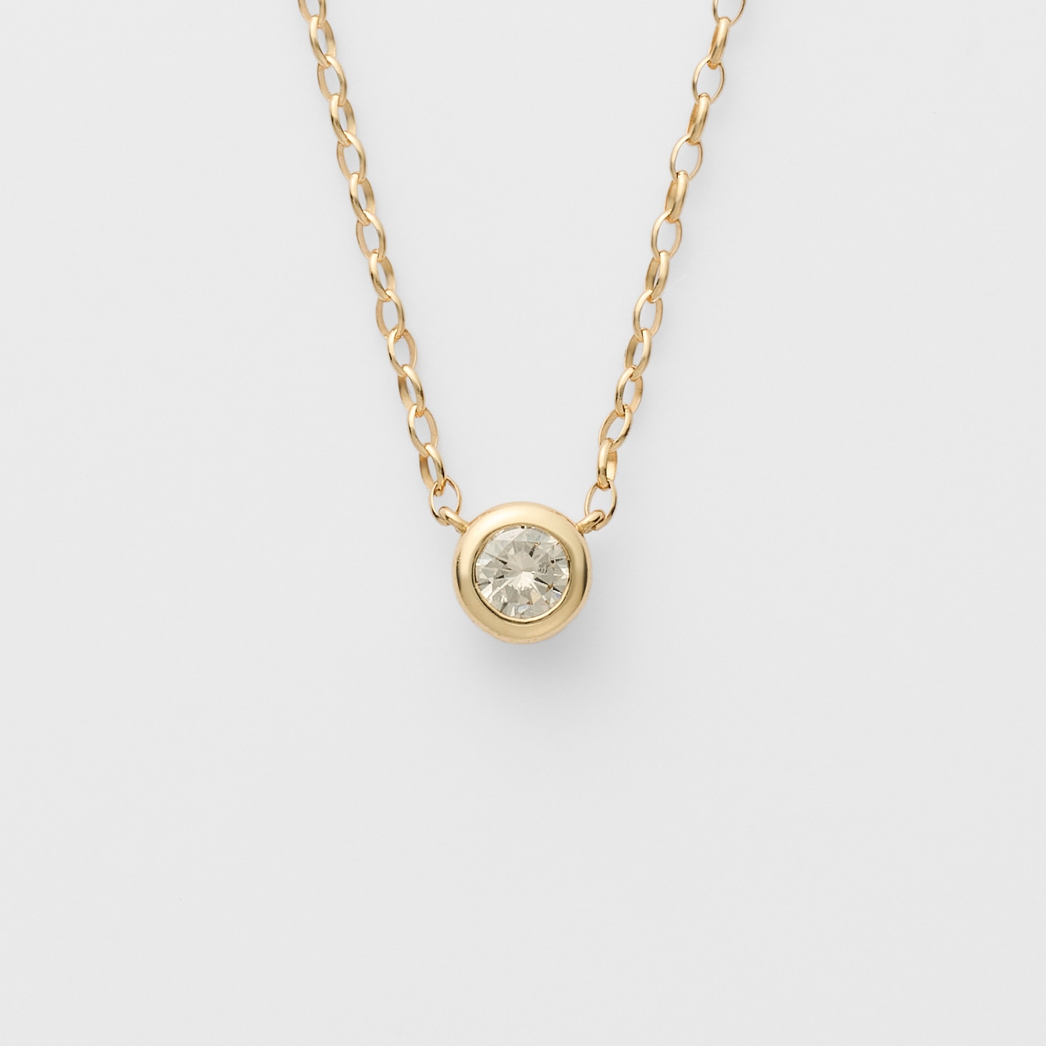 K18ダイヤモンドネックレス（0.1ct）｜ネックレス｜アガット 公式