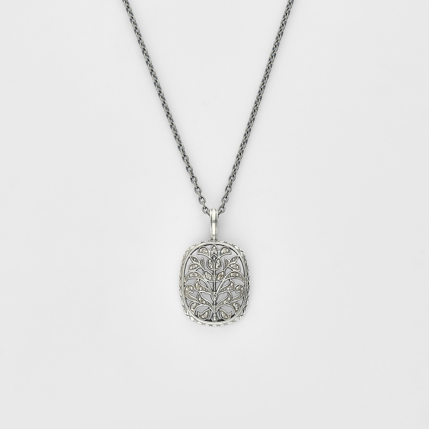シルバーダイヤモンドネックレス（0.06ct ）｜ネックレス｜アガット