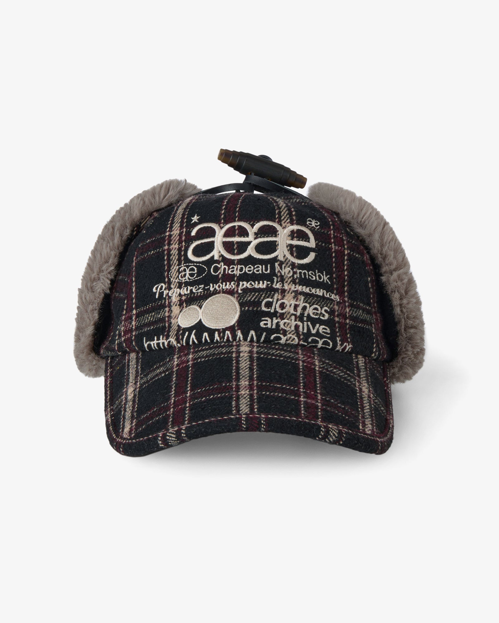 WEB LOGO TROOPER CAP [BLACK] – aeae JAPAN