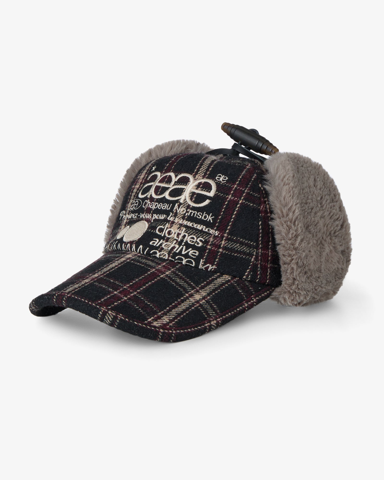 WEB LOGO TROOPER CAP [BLACK] – aeae JAPAN