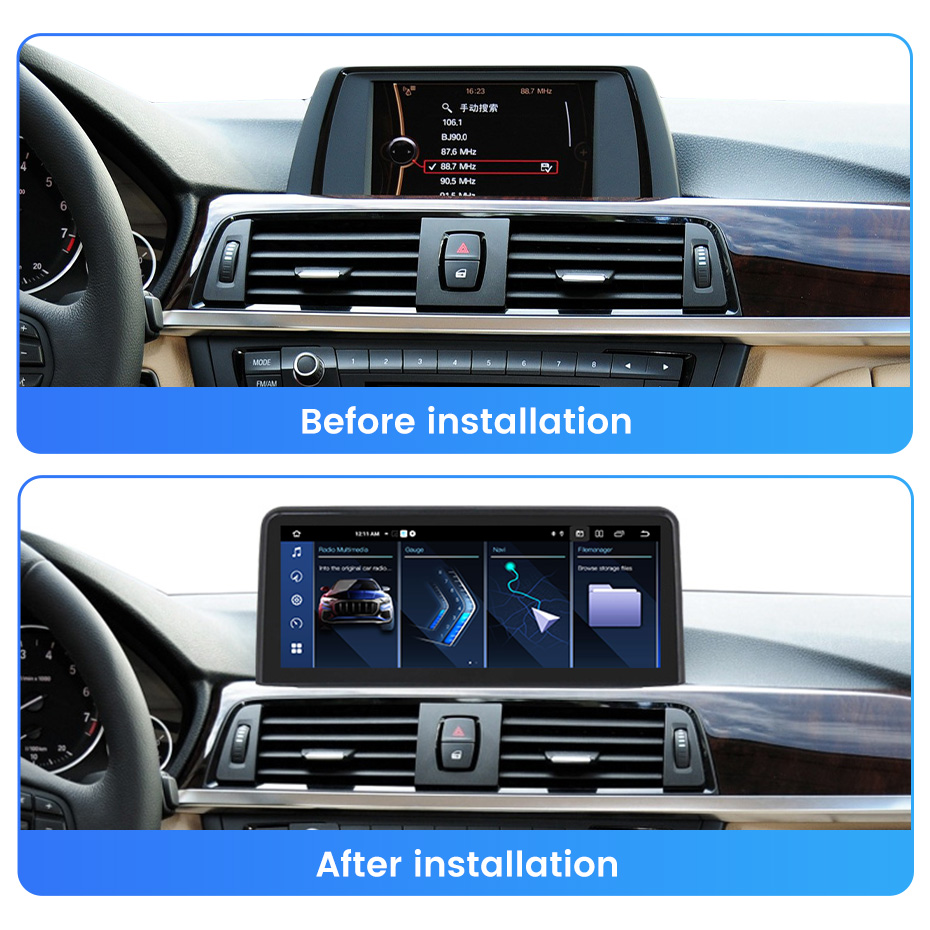 Navifly-bmw、Android 14、自動ナビゲーション、Carplay、1、2、f20