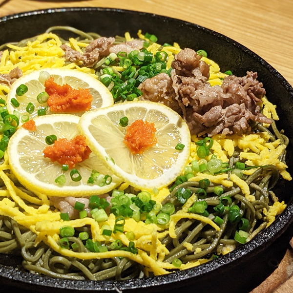 ゆで置き用 茶そば 安里の郷 400g ( 乾麺 / 茶そば / 蕎麦 / 抹茶
