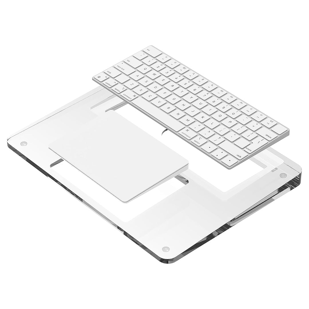 Magic KeyboardとMagic Trackpadを一体化出来るアクリルリストレスト