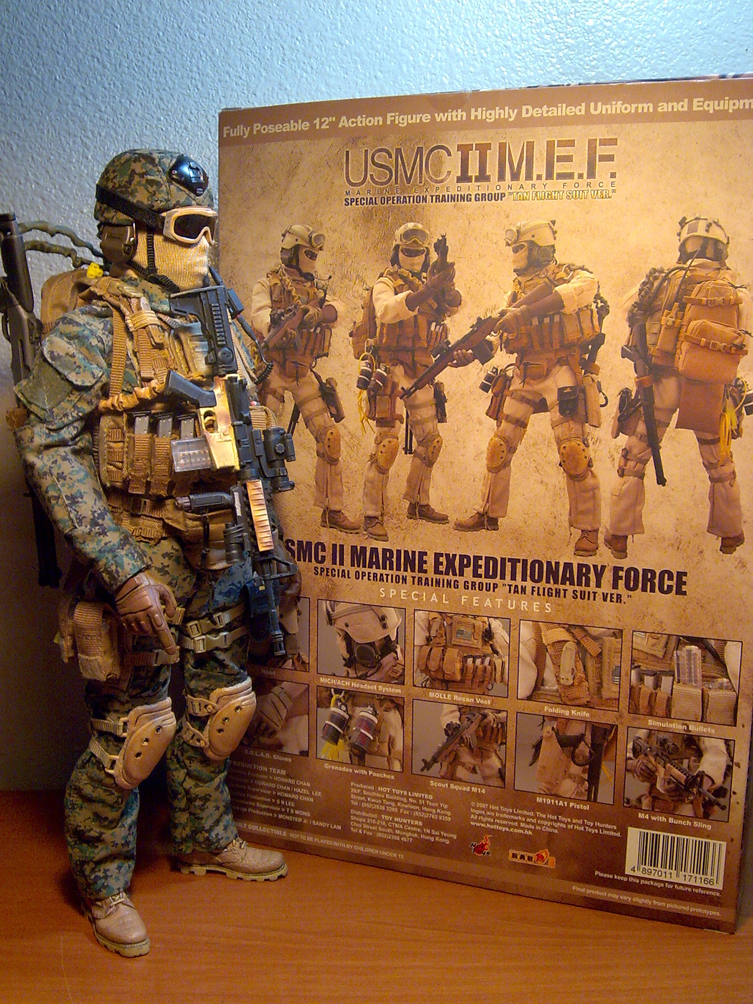 HOT TOYS USMC II MEF – MARPAT – AL'sToys