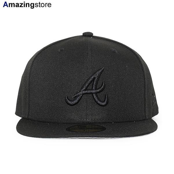 ニューエラ キャップ 59FIFTY アトランタ ブレーブス MLB BLACKOUT