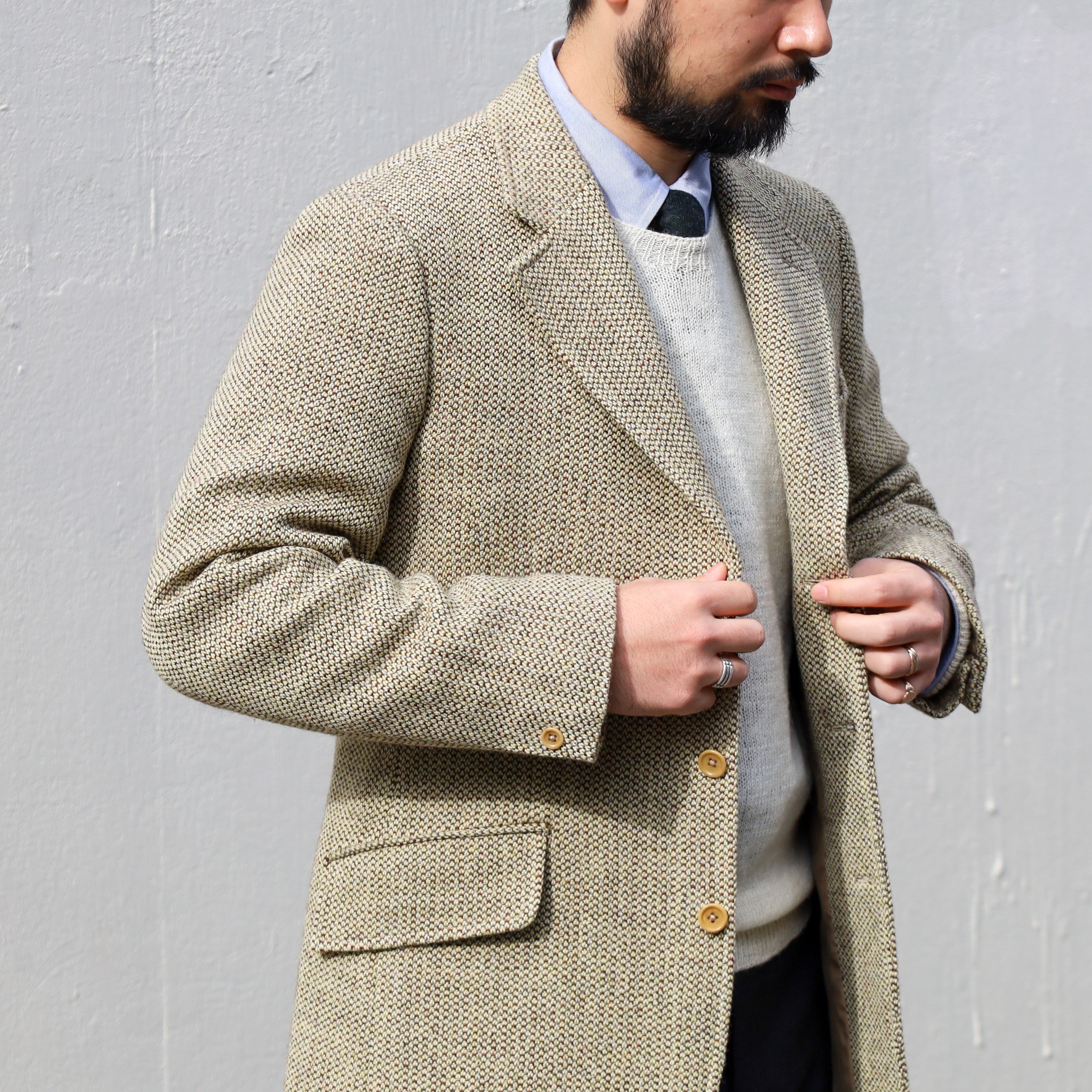 DUNN JACKET WOOL TWEED – ANATOMICA NAGOYA