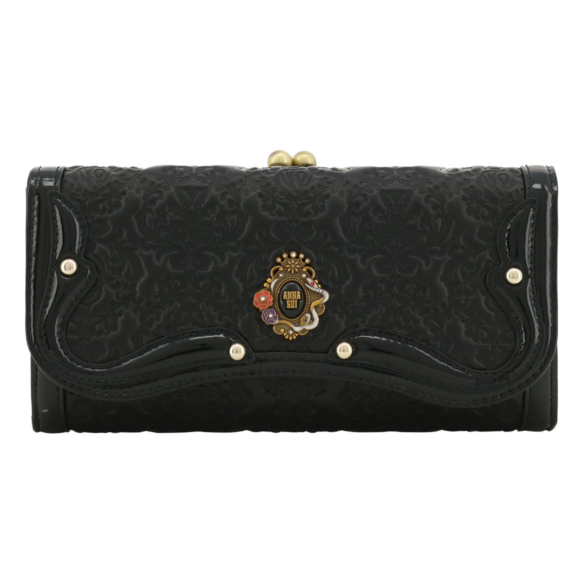 ANNA SUI アナスイ 長財布 がま口 本革 レディース セルパン 316110
