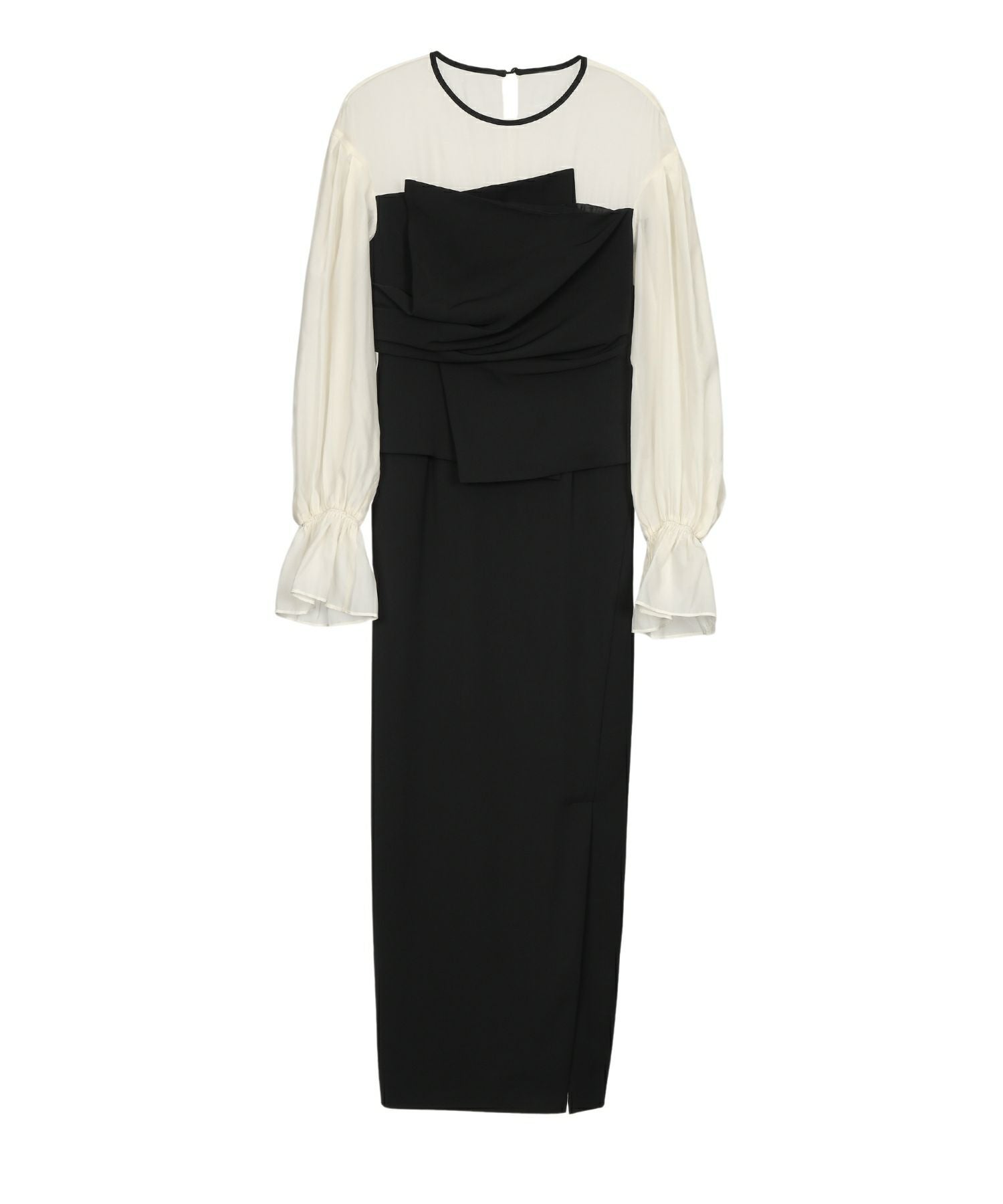 draped bustier dress | ANDRESD