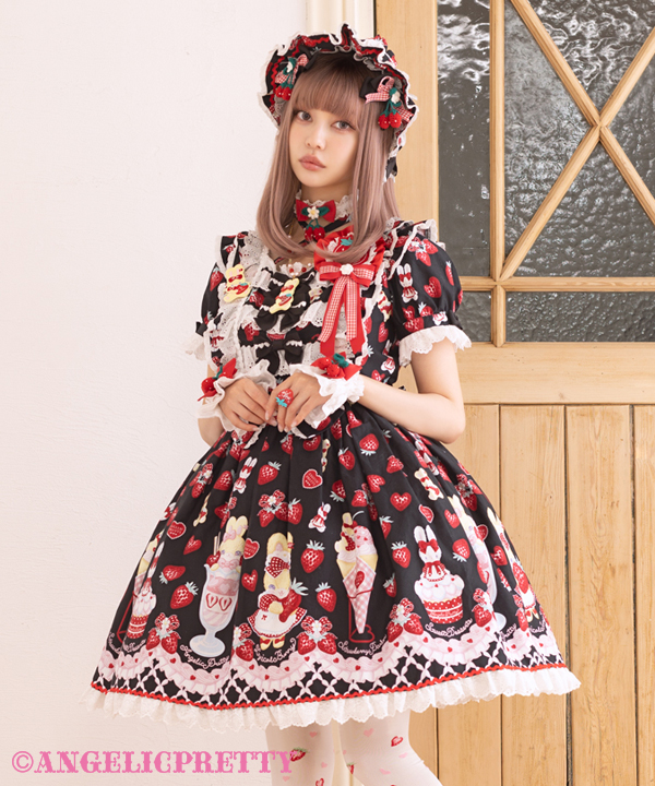 Angelic Pretty ベレー帽 ピンク 赤 2点 Angelic Pretty ベレー帽